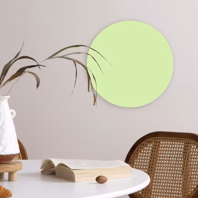 Muurcirkel - Light - Lime - Groen — 4