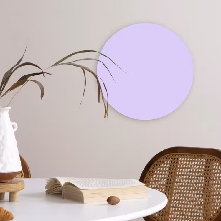 Muurcirkel - Light - Orchid - Paars — 4
