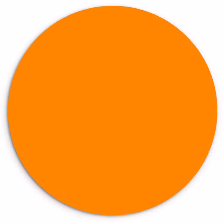 Muurcirkel - Marigold - Glow - Oranje — 1