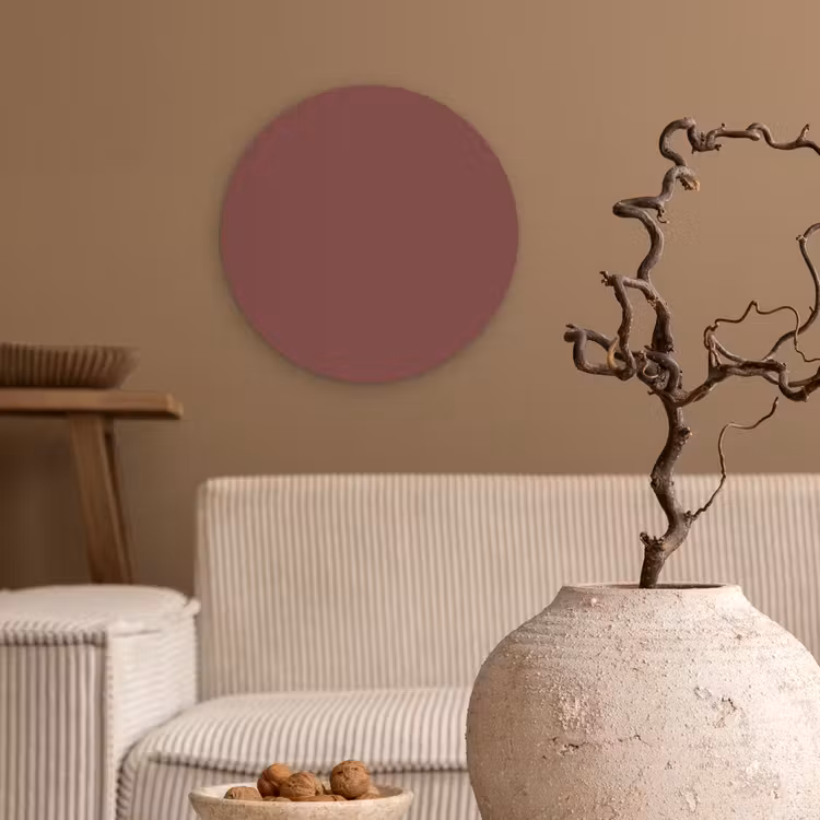 Muurcirkel - Muted - Raisin - Rood — 2