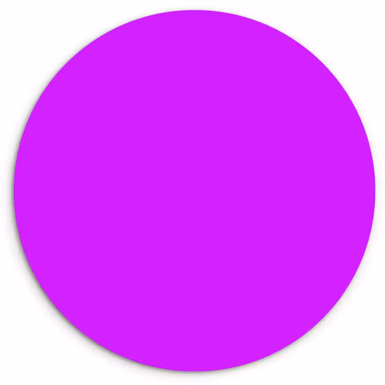 Muurcirkel - Neon - Orchid - Paars — 1
