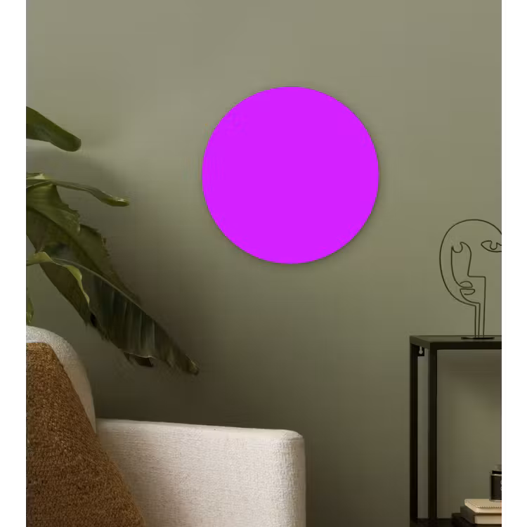 Muurcirkel - Neon - Orchid - Paars — 3