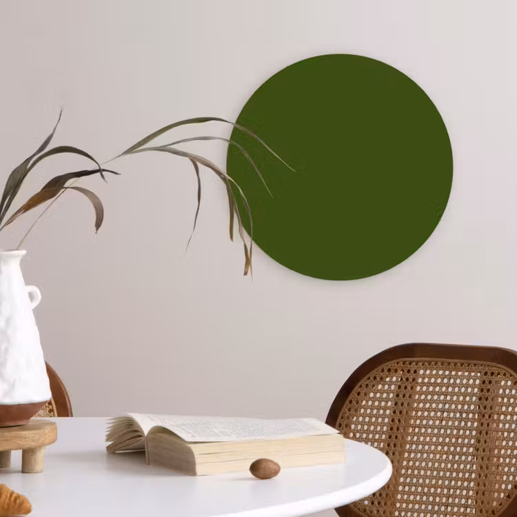 Muurcirkel - Olive - Drab - Groen — 4
