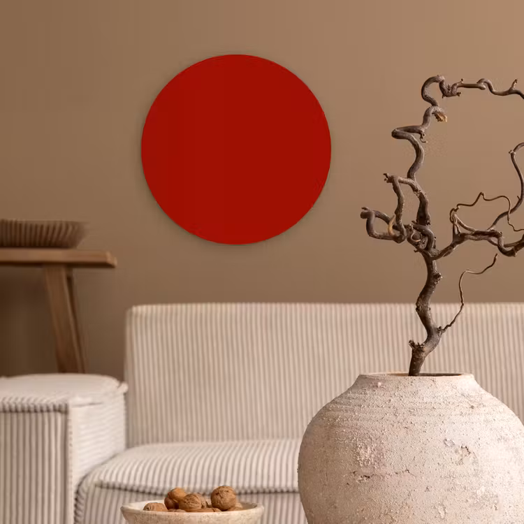 Muurcirkel - Oxblood - Maroon - Rood — 2