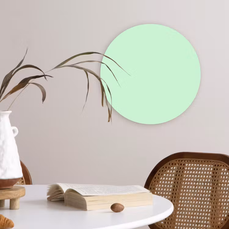 Muurcirkel - Pale - Mint - Groen — 4