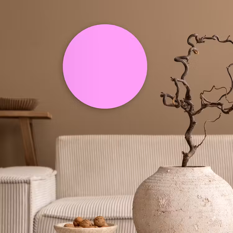 Muurcirkel - Soft - Lavender - Roze — 2