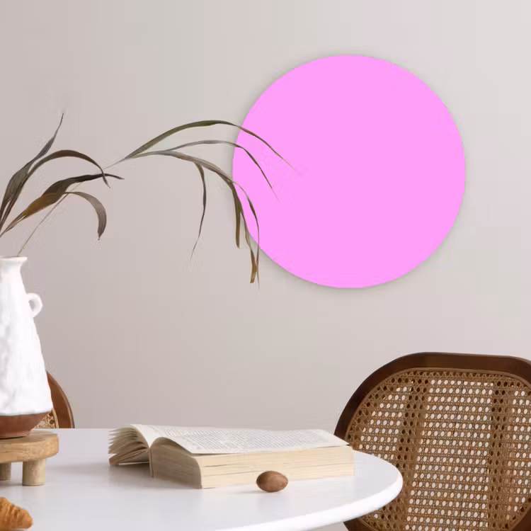 Muurcirkel - Soft - Lavender - Roze — 4