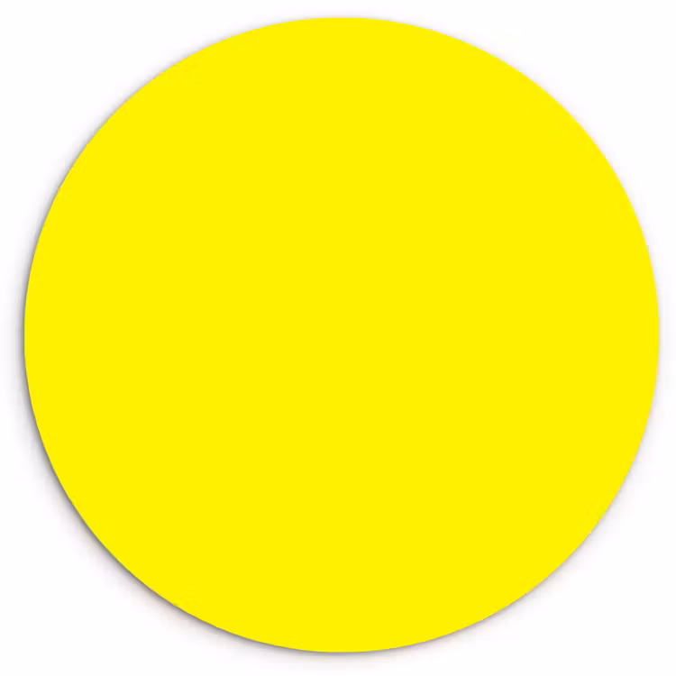 Muurcirkel - Sunshine - Glow - Geel — 1