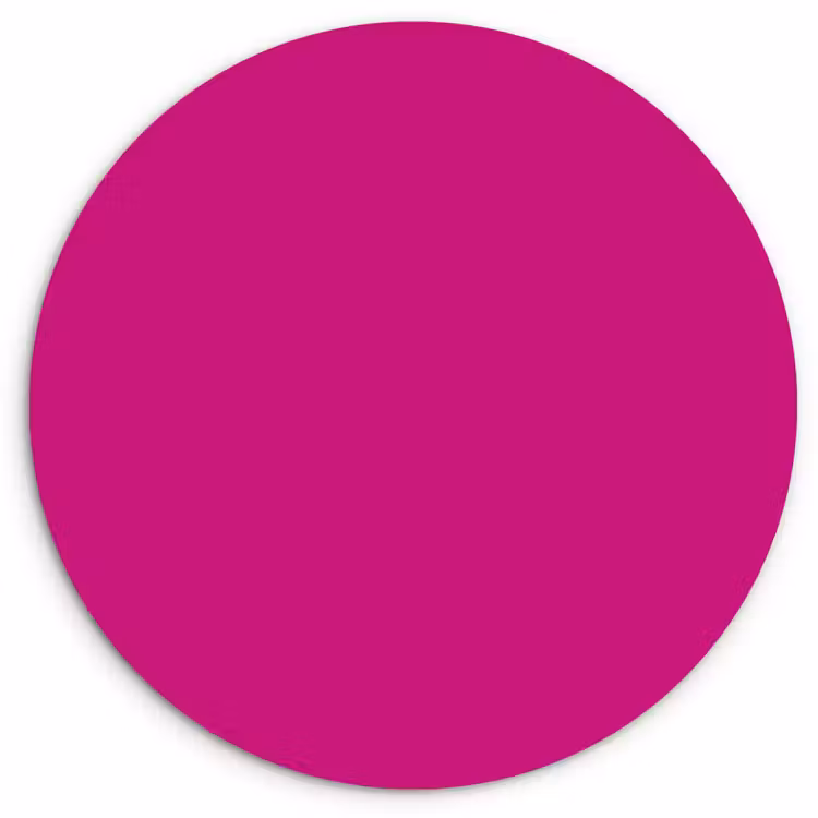 Muurcirkel - Velvet - Magenta - Roze — 1