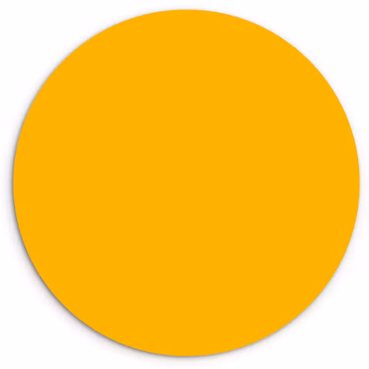 Muurcirkel - Vivid - Amber - Geel — 1