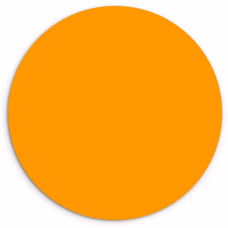 Muurcirkel - Warm - Ochre - Oranje — 1