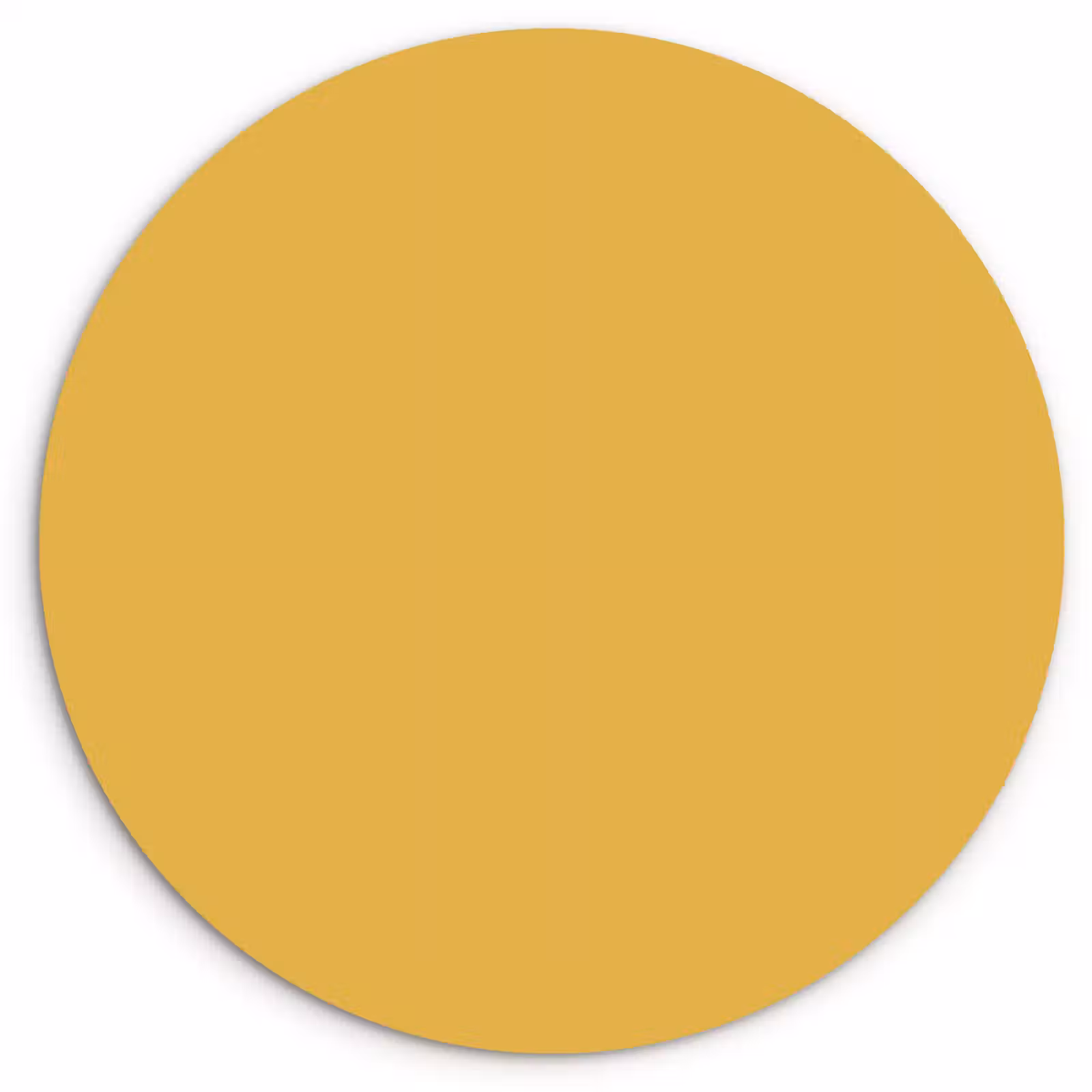 Muurcirkel - Joyful - Mustard - Geel — 1