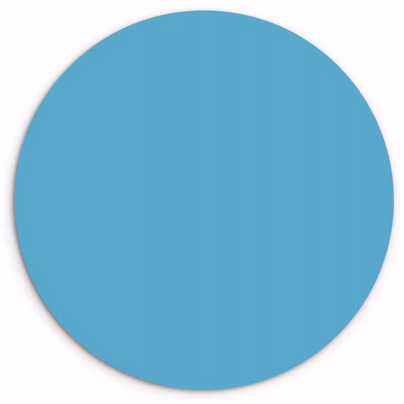 Muurcirkel - Ocean - Teal - Blauw — 1