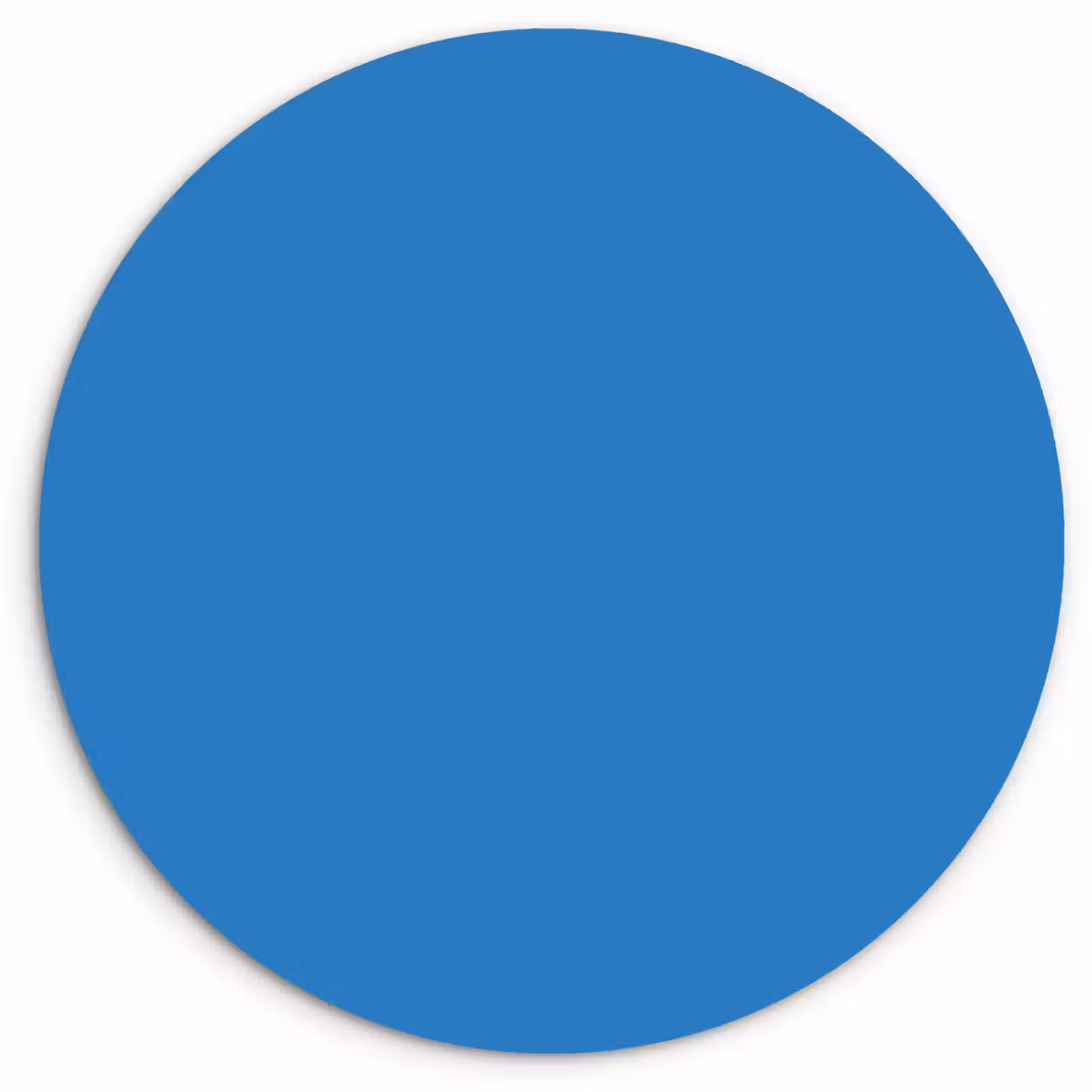 Muurcirkel - Royal - Blue - Blauw — 1