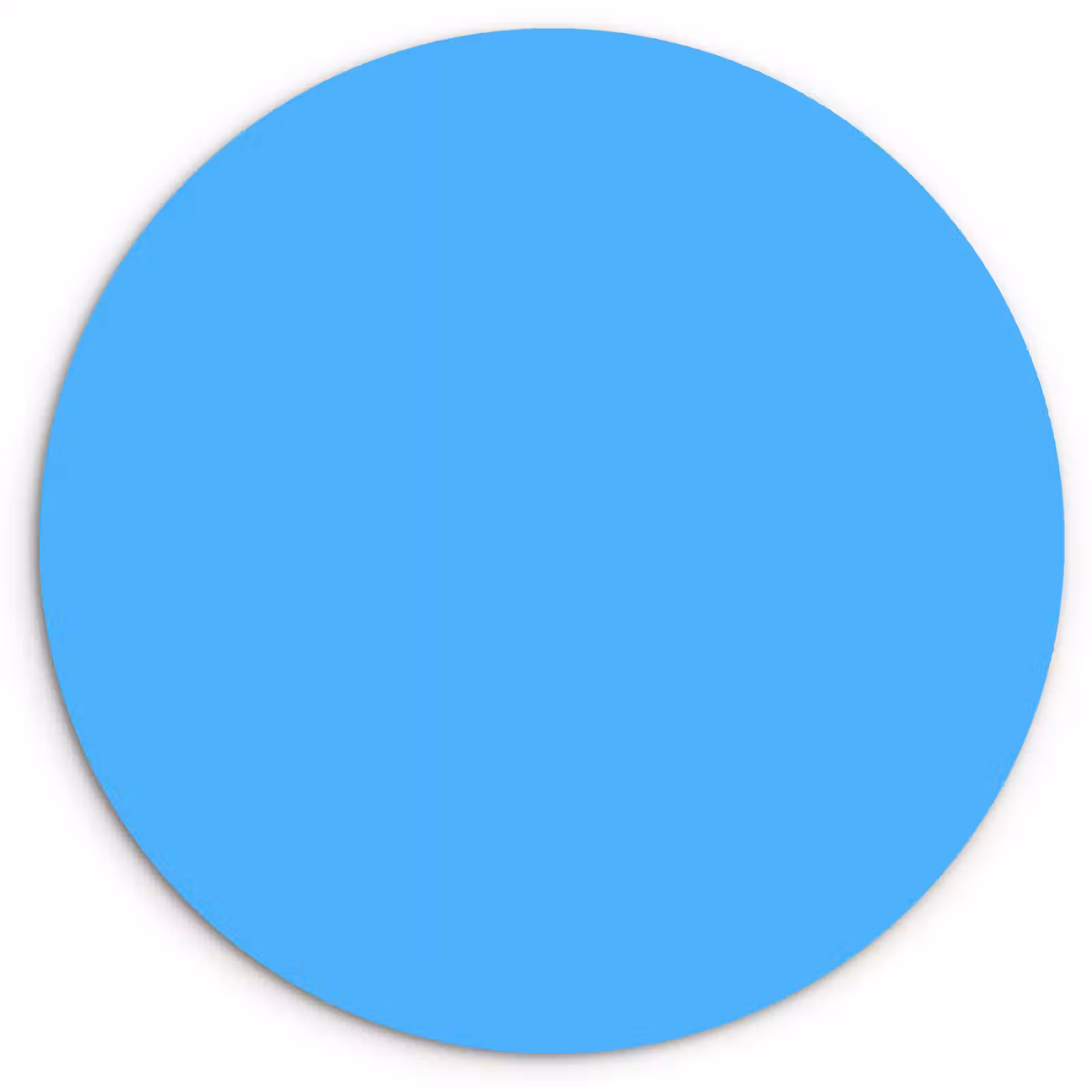 Muurcirkel - Sky - Blue - Blauw — 1