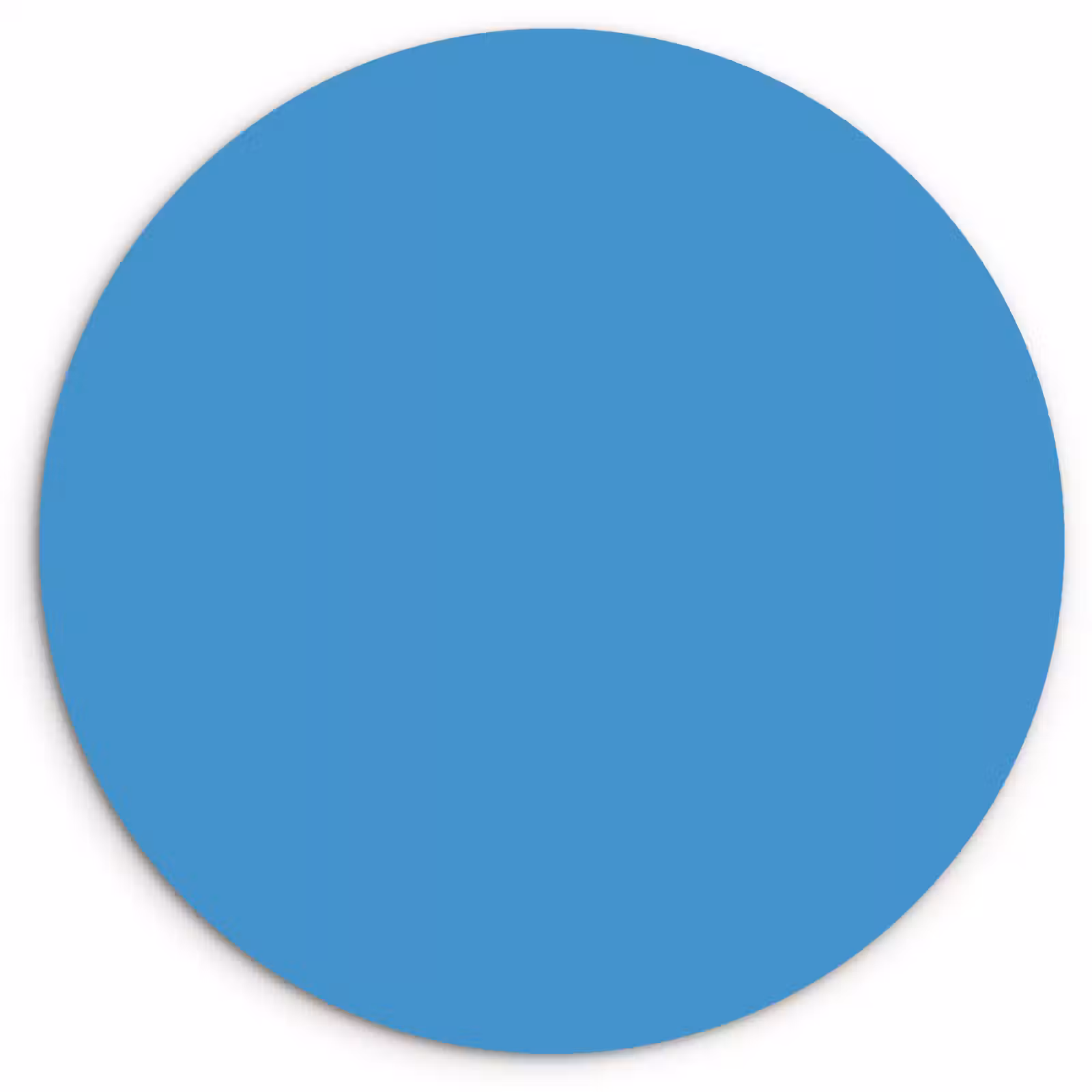 Muurcirkel - Steel - Blue - Blauw — 1