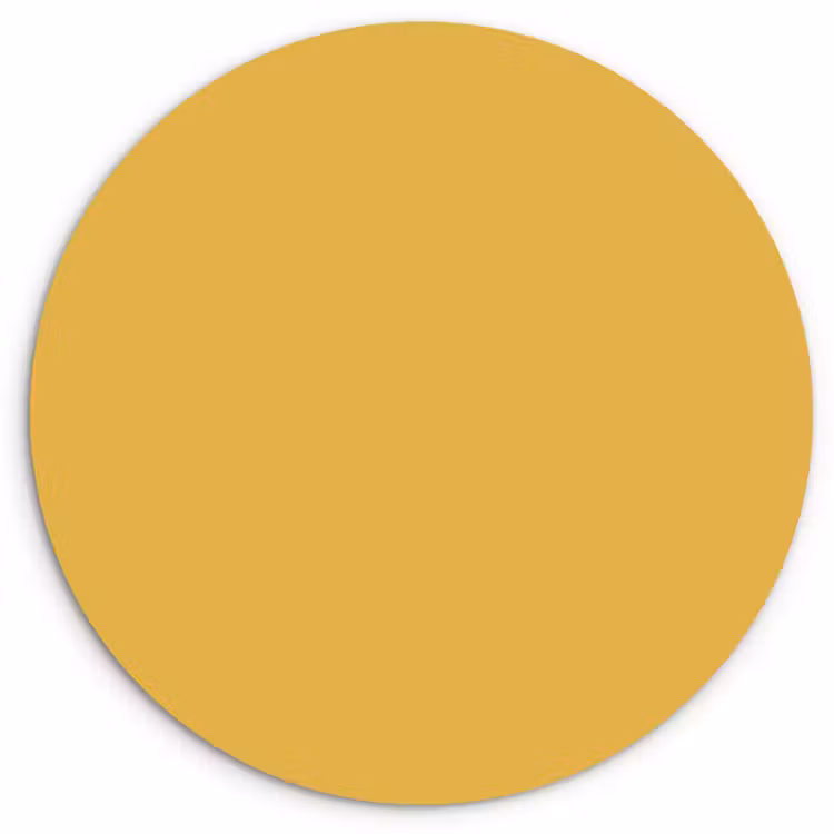 Muurcirkel - Joyful - Mustard - Geel — 1