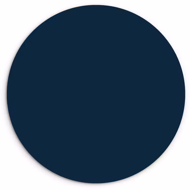 Muurcirkel - Midnight - Blue - Blauw — 1