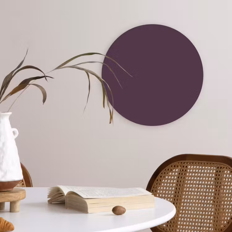 Muurcirkel - Midnight - Plum - Paars — 4