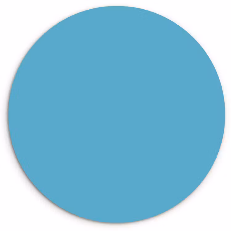 Muurcirkel - Ocean - Teal - Blauw — 1