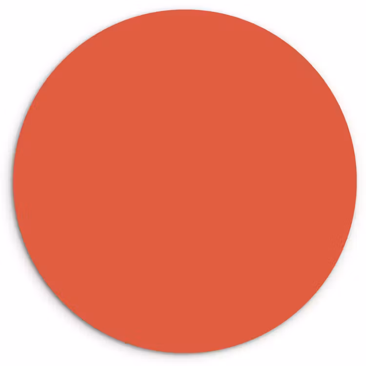 Muurcirkel - Rustic - Clay - Oranje — 1