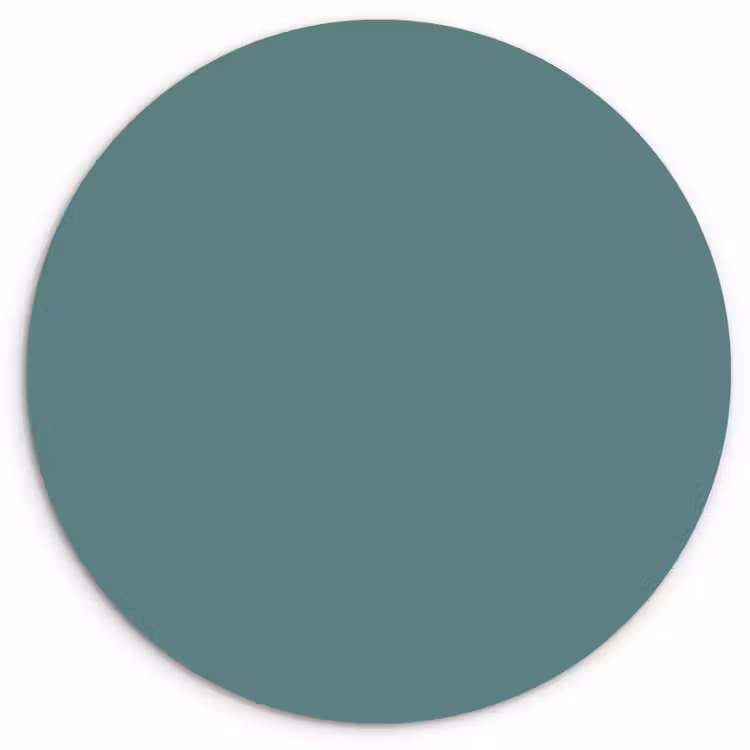Muurcirkel - Serene - Teal - Blauw — 1
