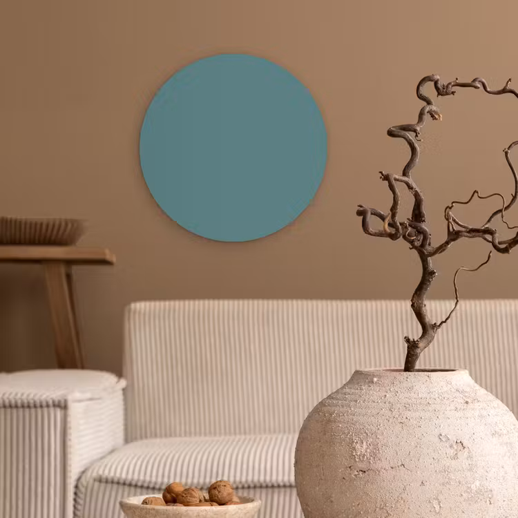 Muurcirkel - Serene - Teal - Blauw — 2