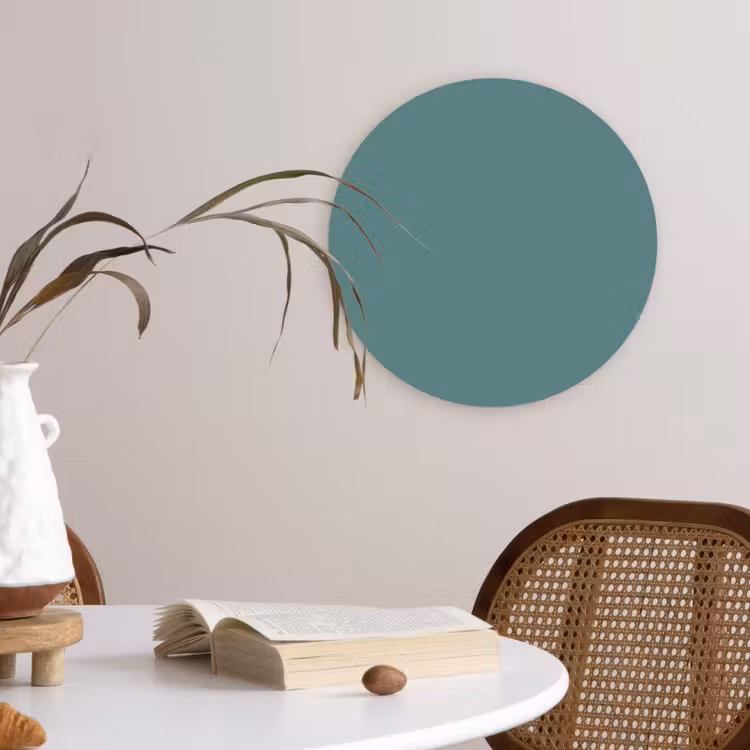 Muurcirkel - Serene - Teal - Blauw — 4