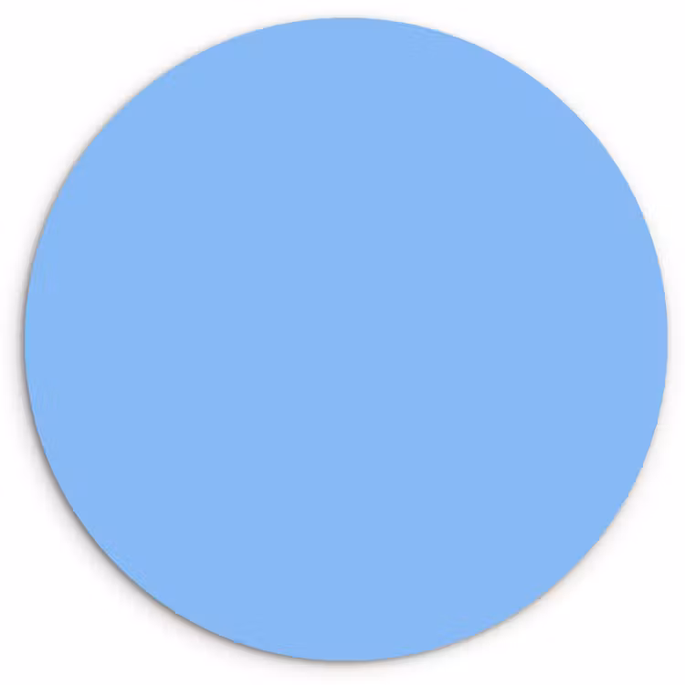 Muurcirkel - Sky - Glow - Blauw — 1