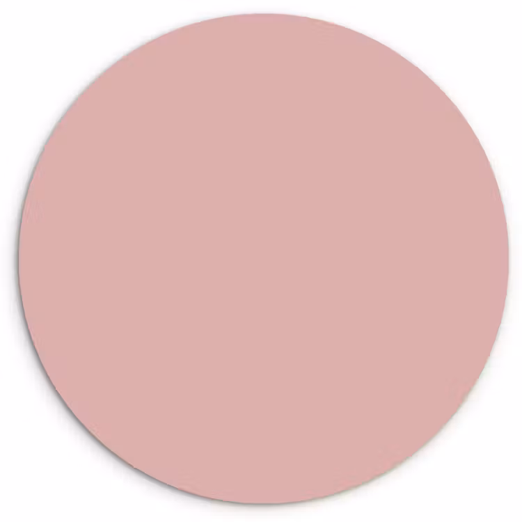 Muurcirkel - Soft - Blush - Roze — 1