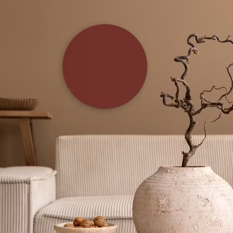 Muurcirkel - Valentine - Velvet - Rood — 2