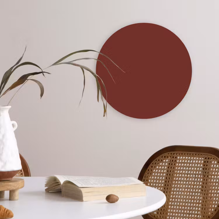 Muurcirkel - Valentine - Velvet - Rood — 4