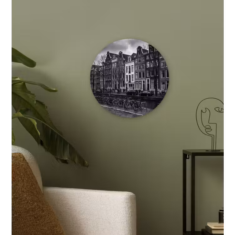 Muurcirkel - Huis - Gracht - Amsterdam - Architectuur - Zwart-wit — 3