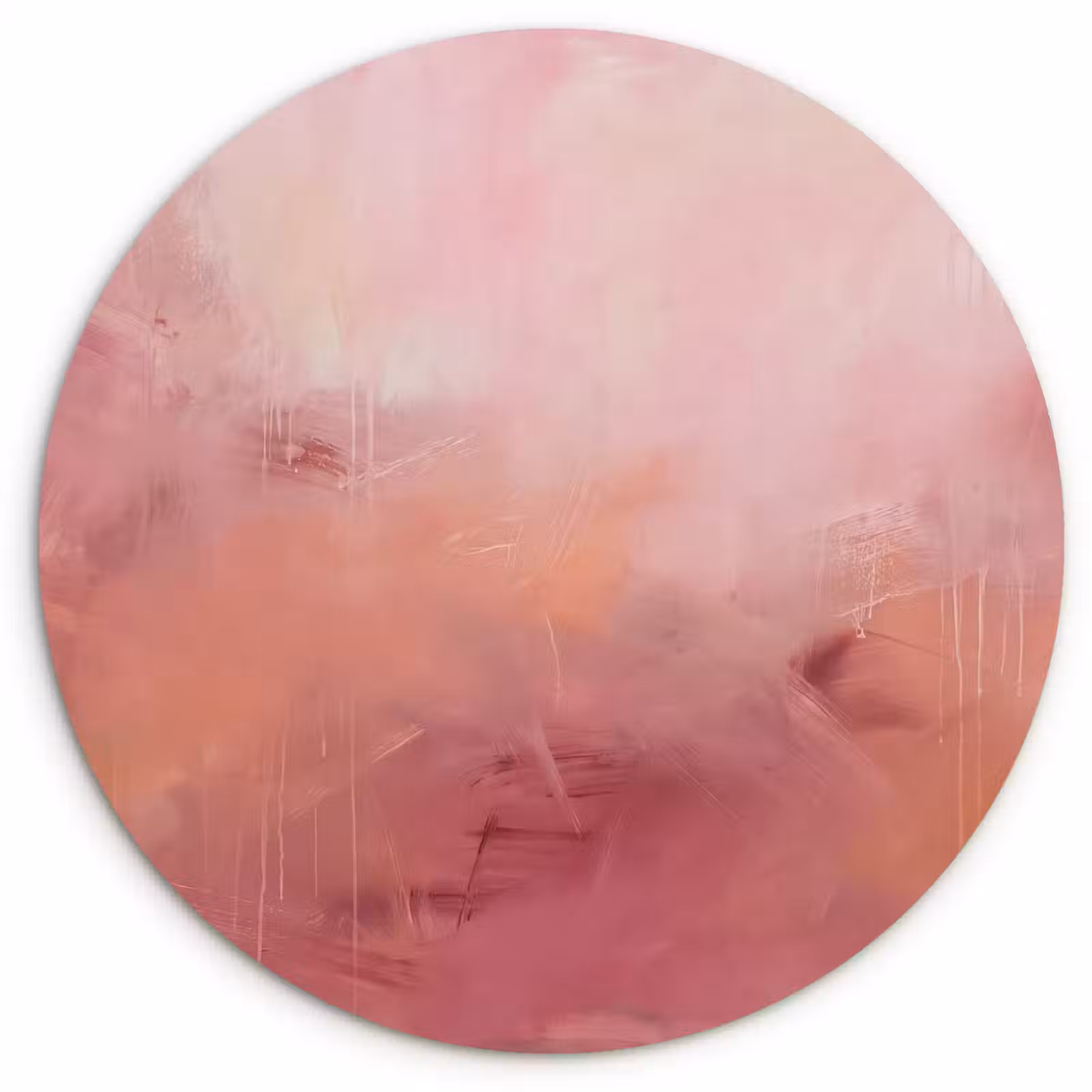 Muurcirkel - Kunst - Vloeiend - Pastel - Abstract — 1