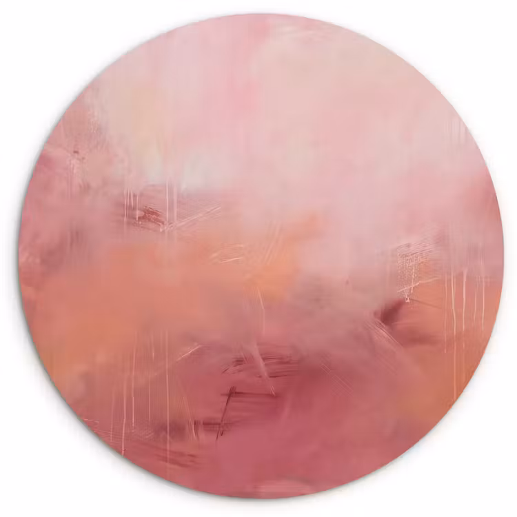 Muurcirkel - Kunst - Vloeiend - Pastel - Abstract — 1