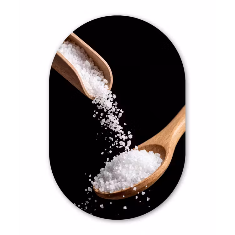 Muurovaal aluminium - Eten - Zout - Hout — 1