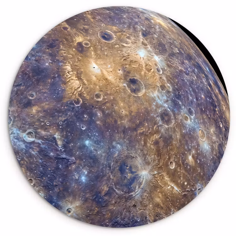 Muurcirkel - Planeet - Kraters - Ruimte — 1