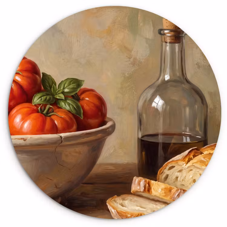 Muurcirkel - Tomaten - Kom - Eten — 1
