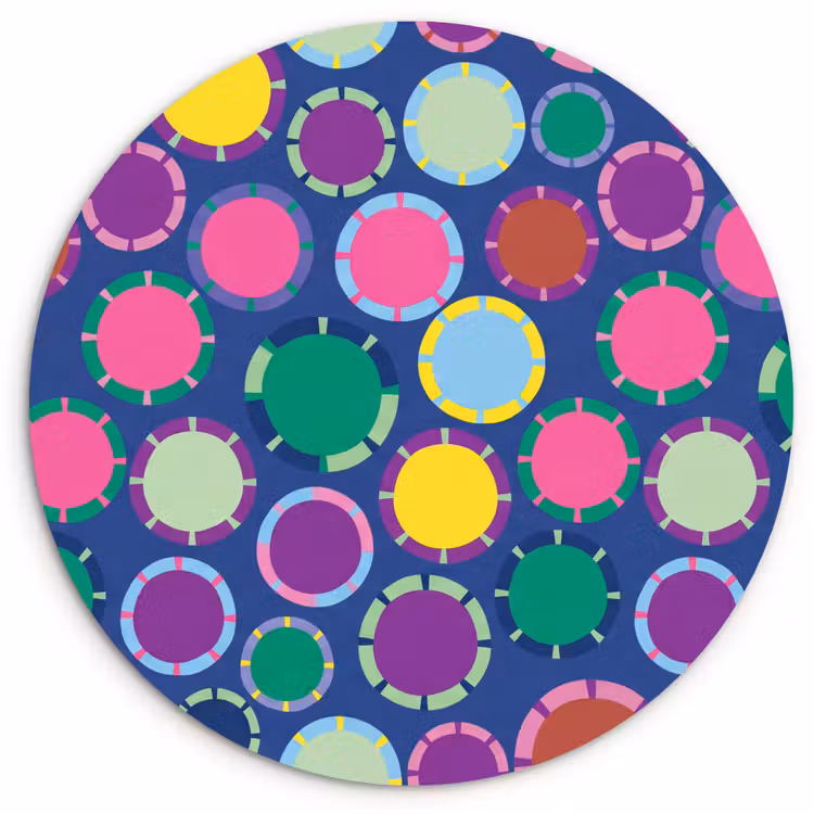 Muurcirkel - Patroon - Cirkels - Abstract - Kleurrijk — 1