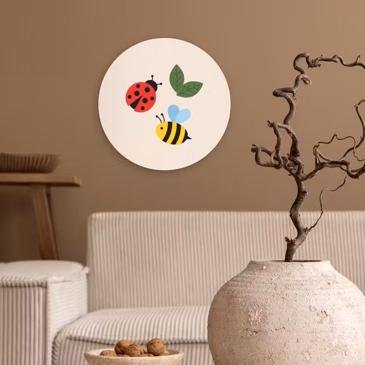 Muurcirkel - Insect - Blad - Natuur - Speels - Illustratie — 2