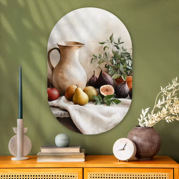 Muurovaal - Glas - Fruit - Kruiden - Landelijk — 2