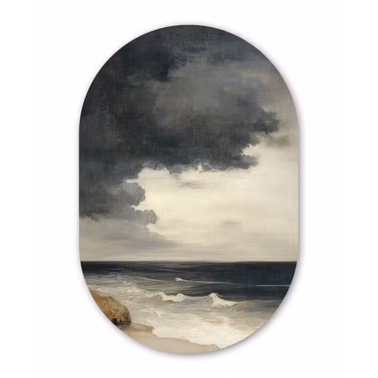 Muurovaal - Glas - Kust - Golven - Rots - Storm — 1