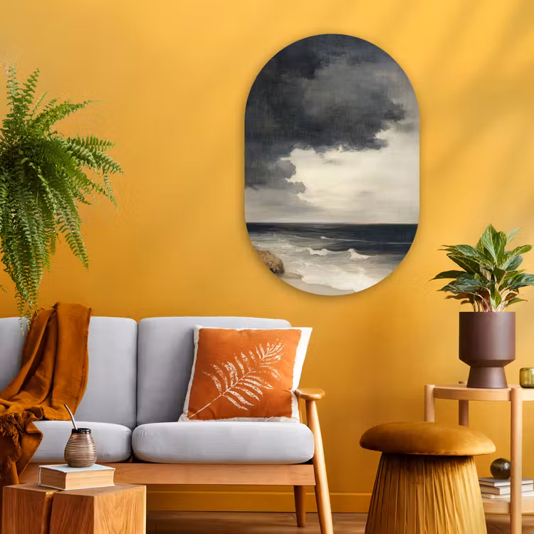 Muurovaal - Glas - Kust - Golven - Rots - Storm — 3