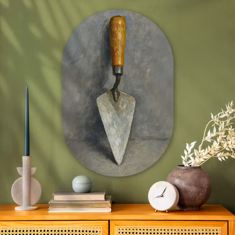 Muurovaal - Glas - Troffel - Verf - Gereedschap — 2