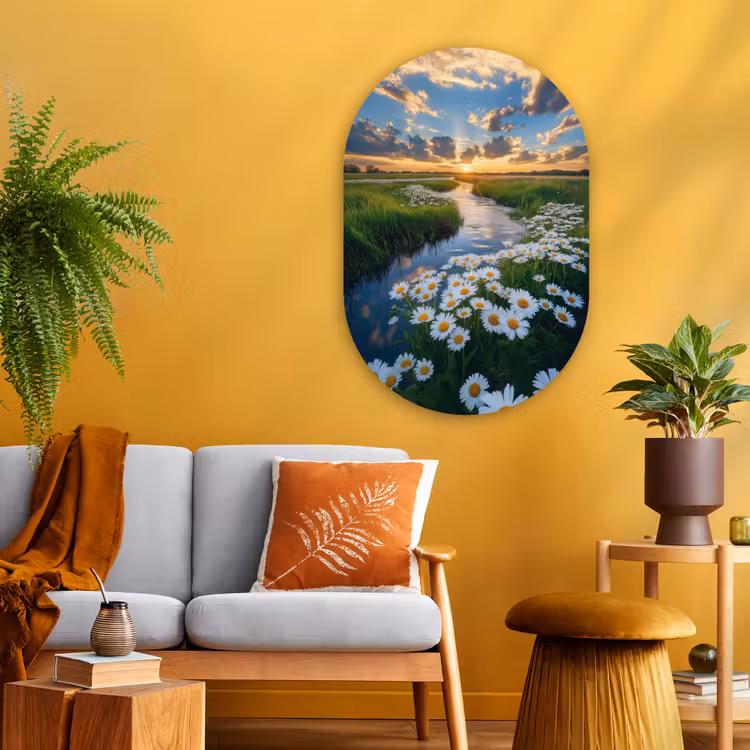 Muurovaal - Glas - Beekje - Landschap - Margriet — 3