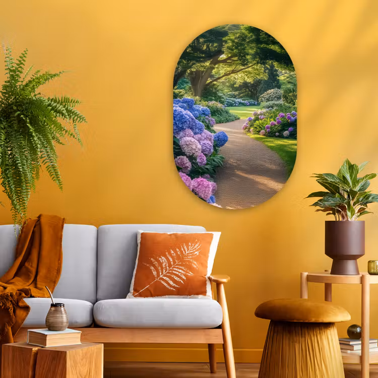 Muurovaal - Glas - Hortensia- Park - Pad — 3