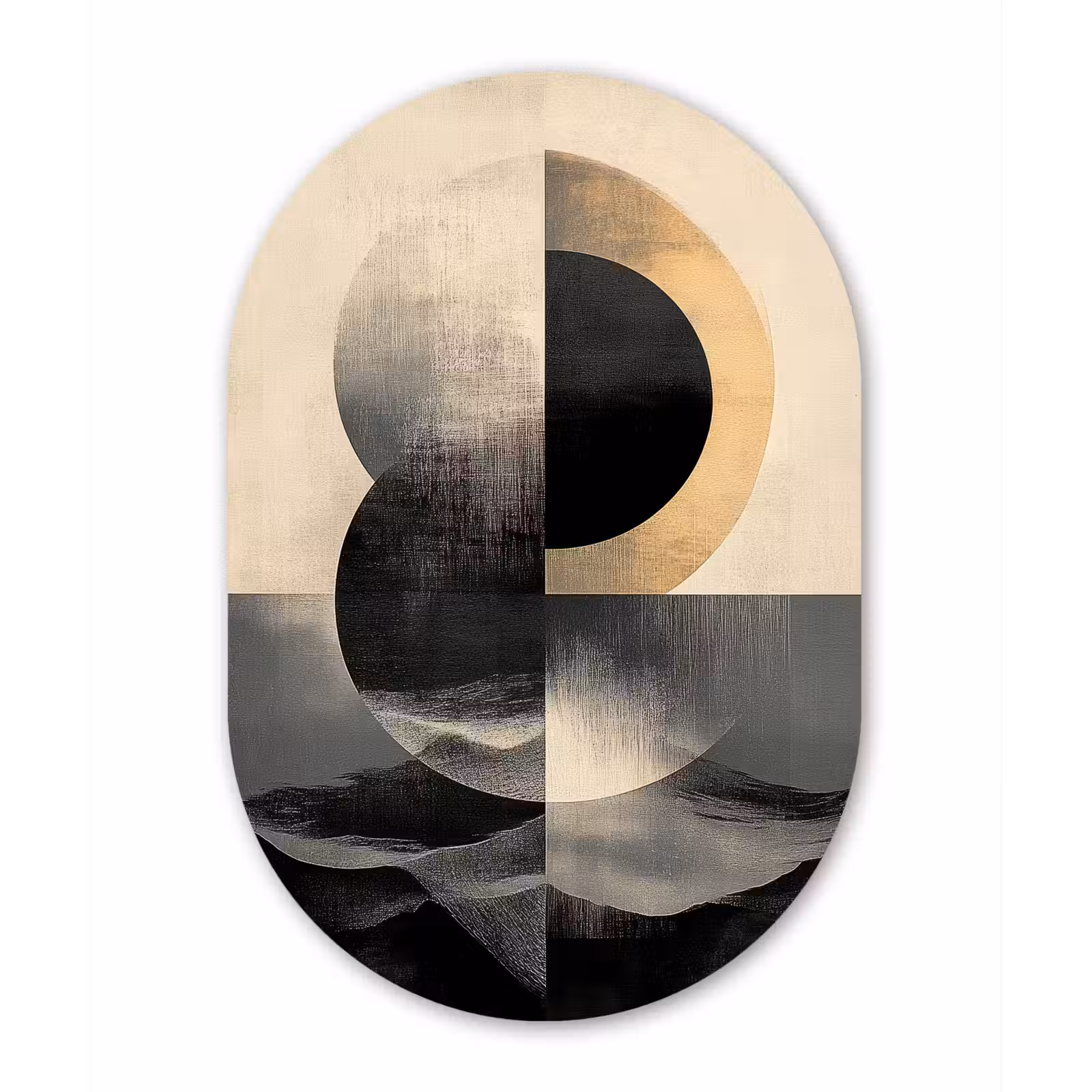 Muurovaal - Glas - Cirkels - Schaduw - Abstract — 1
