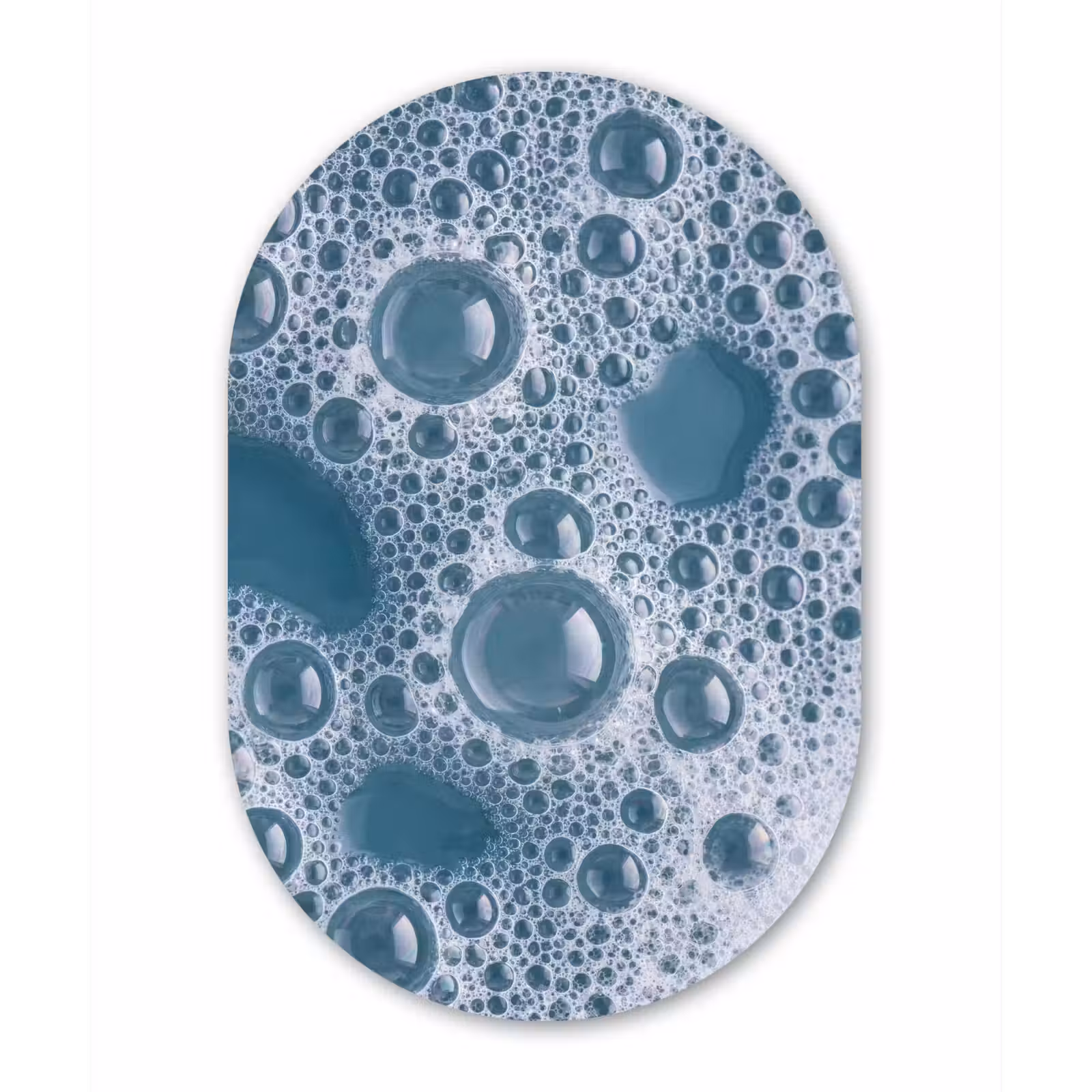 Muurovaal aluminium - Schuim - Water - Textuur — 1