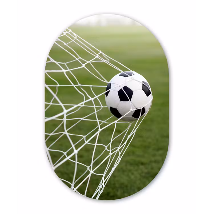 Muurovaal aluminium - Voetbal - Goal - Net - Sport — 1