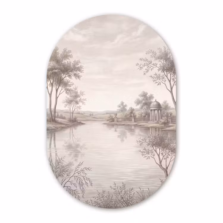 Muurovaal aluminium - Terras - Water - Natuur - Landschap — 1